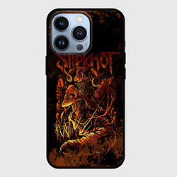 Чехол для iPhone 13 Pro Slipknot Dragon, цвет: 3D-черный