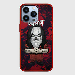 Чехол для iPhone 13 Pro Slipknot dark red, цвет: 3D-красный