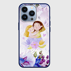 Чехол для iPhone 13 Pro Подарок любимой мамочке!, цвет: 3D-тёмно-синий