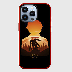 Чехол для iPhone 13 Pro Силуэт Дэндзи, цвет: 3D-красный