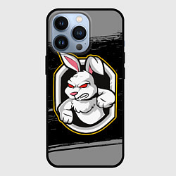 Чехол для iPhone 13 Pro Rabbit злейший, цвет: 3D-черный