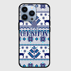 Чехол для iPhone 13 Pro Happy new year, merry christmas, цвет: 3D-черный
