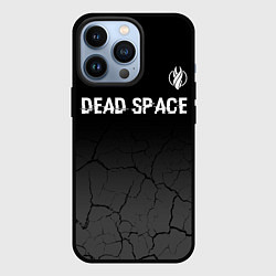 Чехол для iPhone 13 Pro Dead Space glitch на темном фоне: символ сверху, цвет: 3D-черный