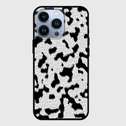 Чехол для iPhone 13 Pro Далматин - текстура, цвет: 3D-черный