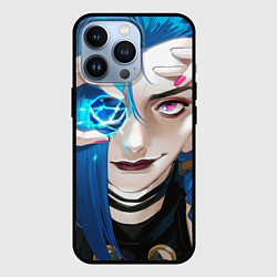 Чехол для iPhone 13 Pro Jinx crystall, цвет: 3D-черный