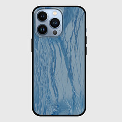 Чехол для iPhone 13 Pro Замёрзший тёмный лёд, цвет: 3D-черный