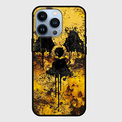 Чехол для iPhone 13 Pro Rusty radiation, цвет: 3D-черный