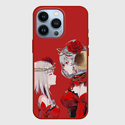 Чехол для iPhone 13 Pro Анна Шнайдер и Шарлотта Шнайдер - Такт Опус Судьба, цвет: 3D-красный