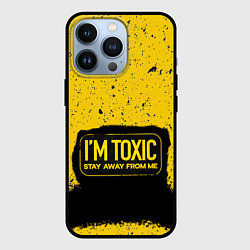 Чехол для iPhone 13 Pro Toxic, цвет: 3D-черный