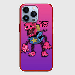 Чехол для iPhone 13 Pro Бокси Бу - Поппи Плейтайм, цвет: 3D-красный