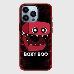 Чехол для iPhone 13 Pro Бокси Бу - персонаж Поппи Плейтайм, цвет: 3D-красный