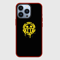 Чехол для iPhone 13 Pro Пираты Сердца - Трафальгар ло One Piece, цвет: 3D-красный