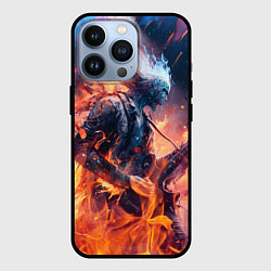 Чехол для iPhone 13 Pro Призрачный гитарист, цвет: 3D-черный