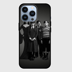 Чехол для iPhone 13 Pro Аддамс, семейный портрет, цвет: 3D-черный