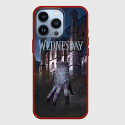 Чехол для iPhone 13 Pro Уэнсдей Аддамс, вещь, цвет: 3D-красный