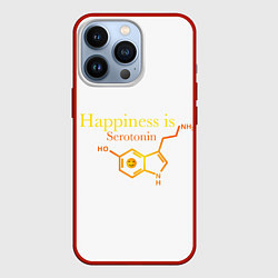 Чехол для iPhone 13 Pro Счастье серотонин, цвет: 3D-красный
