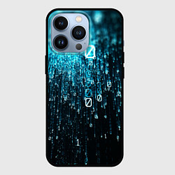 Чехол для iPhone 13 Pro Двоичный код, цвет: 3D-черный