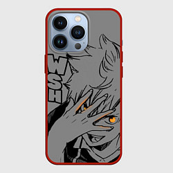 Чехол для iPhone 13 Pro Волейбол!! - Хината, цвет: 3D-красный