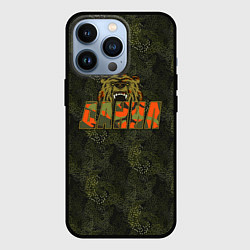 Чехол для iPhone 13 Pro Данил камуфляж, цвет: 3D-черный