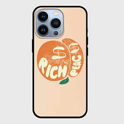 Чехол для iPhone 13 Pro Рич пич - богатый персик, цвет: 3D-черный