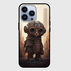 Чехол для iPhone 13 Pro Робот зверёк, цвет: 3D-черный