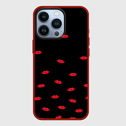 Чехол для iPhone 13 Pro Поцелуи для любимого, цвет: 3D-красный