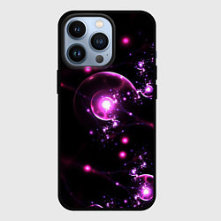 Чехол для iPhone 13 Pro Midjourney нейроны в космосе, цвет: 3D-черный