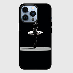Чехол для iPhone 13 Pro Силуэт балерины, цвет: 3D-черный