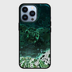 Чехол для iPhone 13 Pro Техно-металлическая конструкция, цвет: 3D-черный