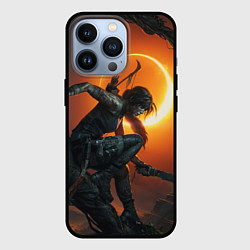 Чехол для iPhone 13 Pro Lara Croft, цвет: 3D-черный