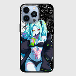 Чехол для iPhone 13 Pro Ребекка из Киберпанка 2077, цвет: 3D-черный
