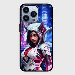 Чехол для iPhone 13 Pro Demon Oni - cyberpunk, цвет: 3D-черный