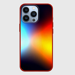 Чехол iPhone 13 Pro Горячий красный градиент