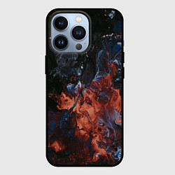 Чехол для iPhone 13 Pro Абстрактные брызги тёмных красок и воды, цвет: 3D-черный