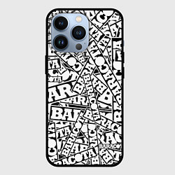 Чехол для iPhone 13 Pro Baracota Stickers, цвет: 3D-черный