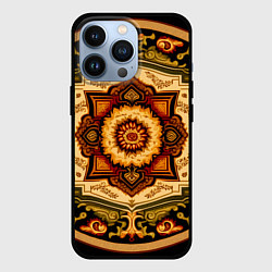 Чехол для iPhone 13 Pro Красивый паттерн ковра, цвет: 3D-черный