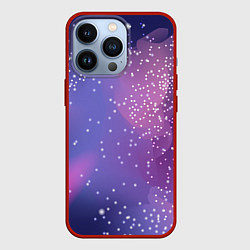 Чехол для iPhone 13 Pro Космическое звездное небо, цвет: 3D-красный