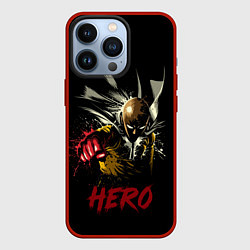 Чехол для iPhone 13 Pro Герой - Ванпанчмен, цвет: 3D-красный