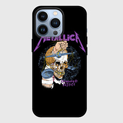 Чехол для iPhone 13 Pro Metallica - damaged justice, цвет: 3D-черный