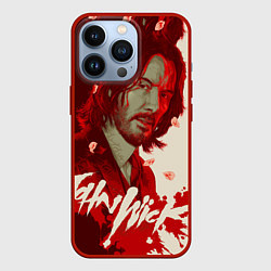 Чехол для iPhone 13 Pro John wick osaka, цвет: 3D-красный