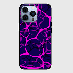 Чехол для iPhone 13 Pro Неоновая аниме вода, цвет: 3D-черный