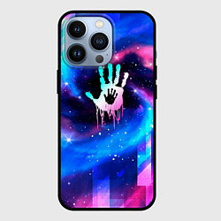 Чехол iPhone 13 Pro Death Stranding неоновый космос