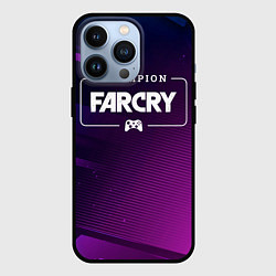 Чехол для iPhone 13 Pro Far Cry gaming champion: рамка с лого и джойстиком, цвет: 3D-черный