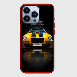 Чехол для iPhone 13 Pro Американский спорткар 1970 года Camaro SS, цвет: 3D-красный