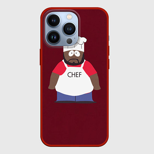 Чехол iPhone 13 Pro Шеф Южный парк / 3D-Красный – фото 1