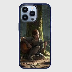 Чехол для iPhone 13 Pro Элли с гитарой, цвет: 3D-тёмно-синий
