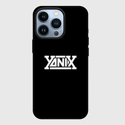 Чехол для iPhone 13 Pro Yanix надпись, цвет: 3D-черный