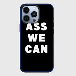 Чехол для iPhone 13 Pro Ass We Can, цвет: 3D-тёмно-синий
