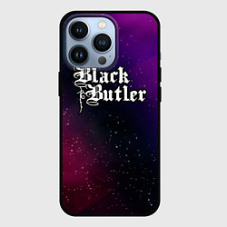 Чехол для iPhone 13 Pro Black Butler gradient space, цвет: 3D-черный
