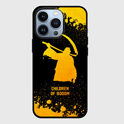 Чехол для iPhone 13 Pro Children of Bodom - gold gradient, цвет: 3D-черный